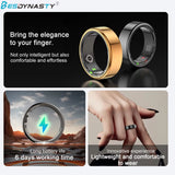 Smart Ring Multifunctional Step Health Tracker Heart Rate Blood Oxygen Monitor Waterproof Men Women Sleep Fitness R02