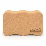 Cork Wood Exercise ONDA YOGA BLOCK WAVE Brick for Fitness Stretching Gym Pilates