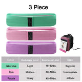 Fitness Booty Bands 3-Piece Resistance Set