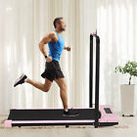 1-12Km/H Walking Pad Treadmill Electric Foldable Smart Running Machine W/ Holder