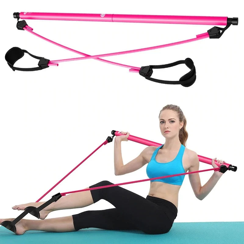 Portable Pilates Band Kit With Resistance Band