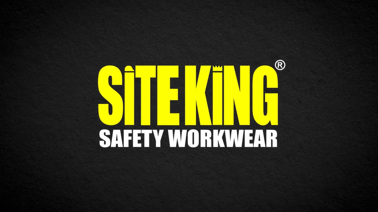 SITE KING Mens Work Tracksuit Jogging Bottoms Trousers & Knee Pad Pockets