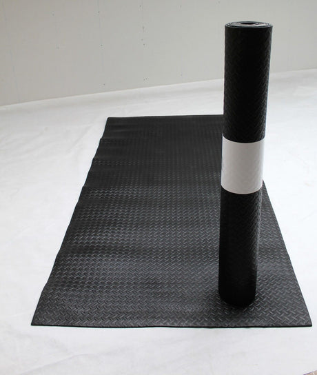 Gym Mat Exercise Yoga Aerobic Large Black EVA