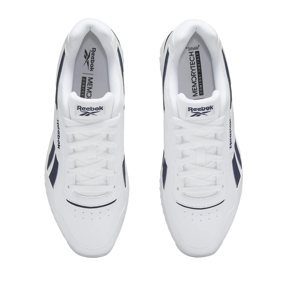 Reebok Classic Glide Ripple Mens Trainers White Navy GZ5198 RRP £65 CLEARANCE