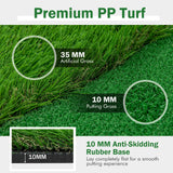 10 X 3.3 FT Golf Putting Green Practice Mat with 3 Holes