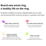 Smart Ring Health Tracker Monitor Heart Rate Monitor Sleep Monitori Step Counting Long Battery Life Multi Sports Modes