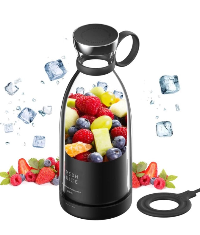 Portable Blender Bottle w/ Magnetic Charger